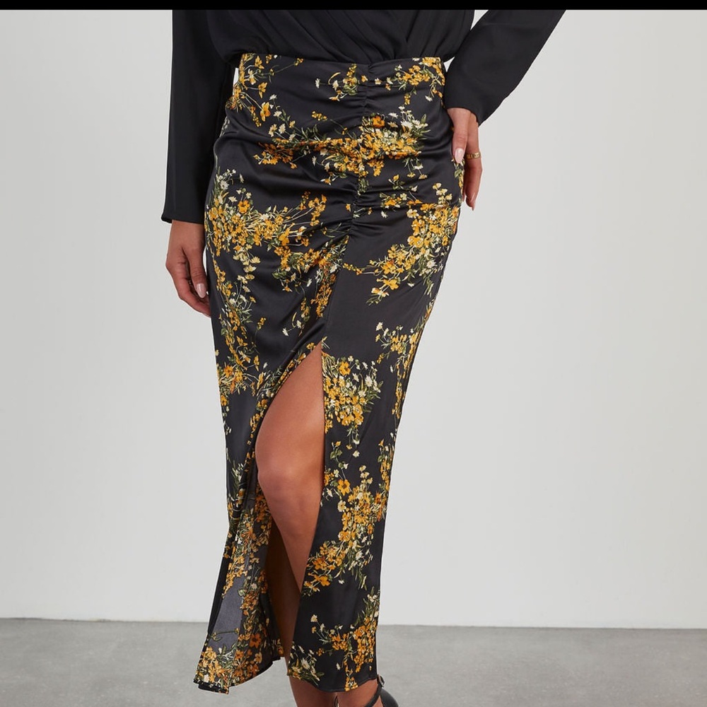 Blu Pepper harvest hues Midi Skirt